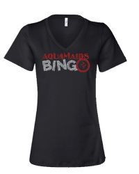 Aquamaids Bingo Crystal & Red Rhinestones T-Shirt