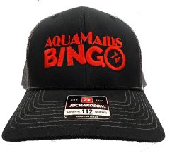 Aquamaids Bingo Red Logo Hat