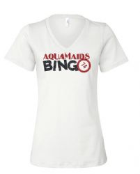 Aquamaids Bingo Black & Red Rhinestones T-Shirt
